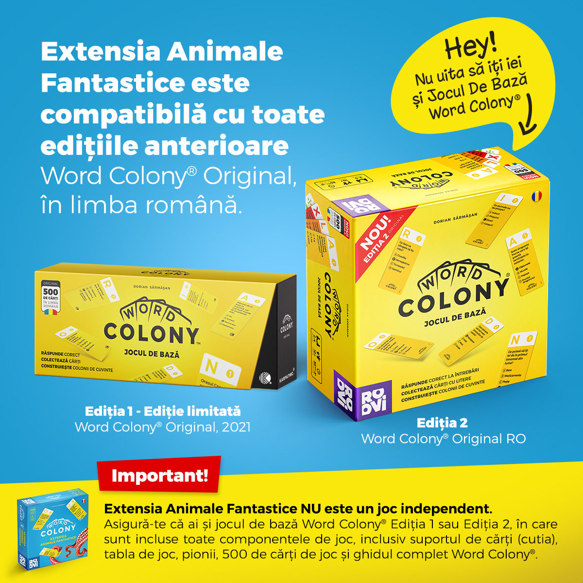 Extensia Word Colony Animale fantastice